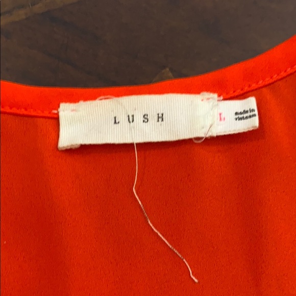 Lush Orange Tank Top - Picture 3 of 3